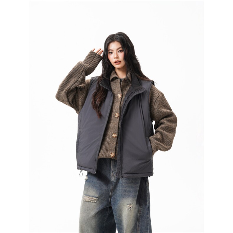 90%绒新标有报告短款宽松羽绒服马甲上衣Y996/P190现货,男装羽绒服,星座202-3