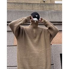 日系ins复古半拉链毛衣男冬季针织衫YB628P58，男装针织衫/毛衣，星座1116-2
