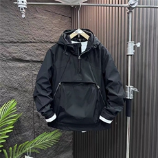 (网图)连帽轻薄棉服立体拉链口袋休闲薄棉棉袄313B-JK9940-P100，男装棉衣，星座313B