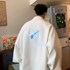 麂皮绒夹克男大码立领褂子外套JK85270-P68加绒款-P78，男装夹克，电商A040
