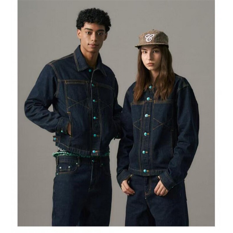 网图超高品质牛仔外套，男装工装外套，星座514