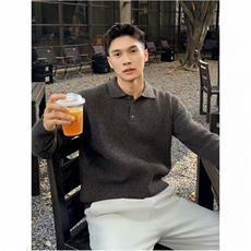 网图慎用B216MY5156P652025秋冬男POLO领毛衣针织衫，男装Polo衫，电商B216（原B302）