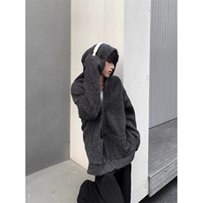 针织开衫毛衣男潮美式高级感慵懒风连帽上衣休闲外套MY98144-p68，男装针织衫/毛衣，星座1008