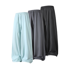 抖音品质夏季新款冰丝舒适凉感宽松休闲裤B315-K25787-特p30控58，男装休闲裤，电商B315