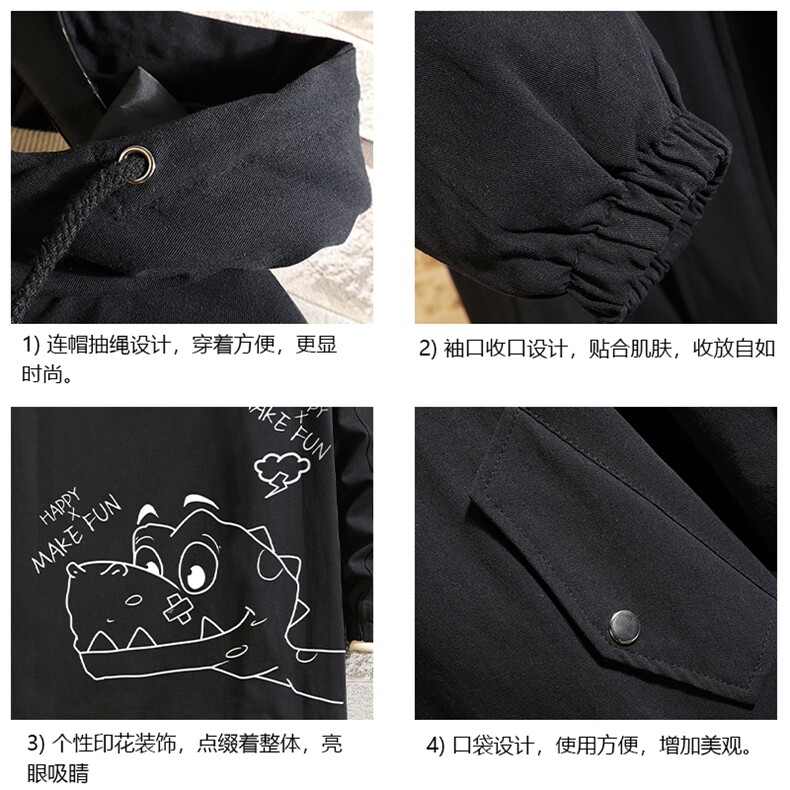 JK41136-P85加棉款-P115纯棉连帽夹克男士大码工装夹克男砖墙,男装夹克,电商A040A