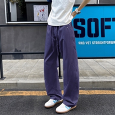 特批P35无差价夏季高街拼接防风防水宽松运动百搭弯刀裤男K5780，男装休闲裤，电商A001