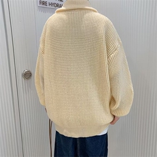 美式街头设计感圆领毛衣男慵懒风休闲针织衫MY9132P45，男装针织衫/毛衣，星座1116-2