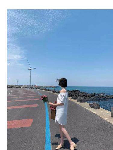 韩版漏肩连衣裙，女装连衣裙，玩美