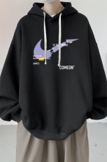 连帽卫衣男大码运动服帽衫外套WY2259-P35加绒款-P40，男装卫衣，电商A040