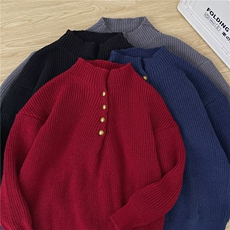 1506-1/MM65311/P62冬新款开衫毛衣美式复古休闲慵懒风针织衫男，男装针织衫/毛衣，星座1506-1