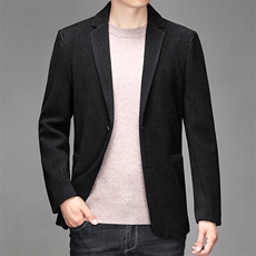 V3205钱塘2020-3秋季中老年男装休闲西服时尚百搭外套P155，男装西服，钱塘207-3