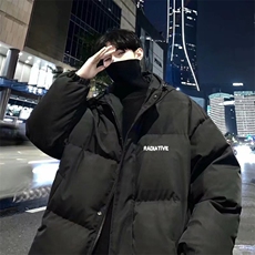 棉服外套男冬季加绒加厚韩版潮流面包服ins潮牌宽松高街棉衣棉袄，男装棉衣，星座1210-1