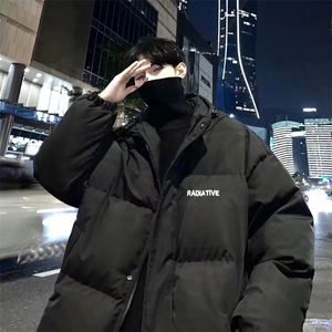 棉服外套男冬季加绒加厚韩版潮流面包服ins潮牌宽松高街棉衣棉袄图片