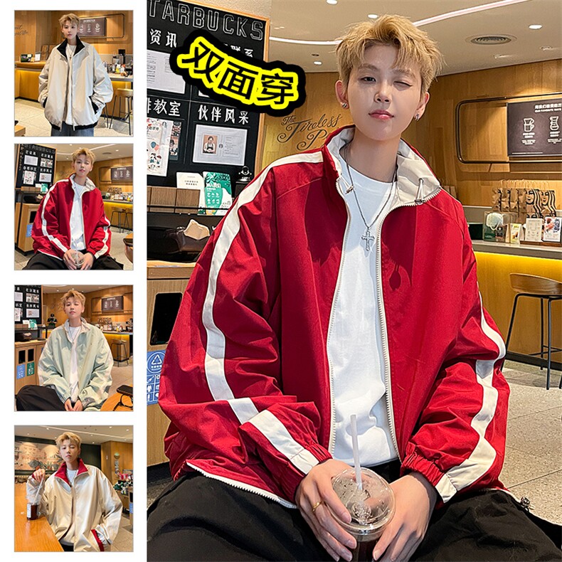得物唯品二开~双面穿夹克外套 608特P60图片