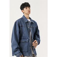 2025新款高品质水洗牛仔韩版工装情侣牛仔情侣夹克N11/P98，男装夹克，星座202