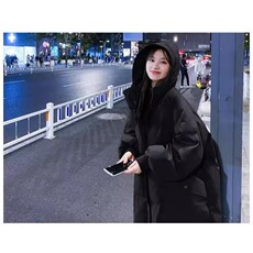 2025新款冬季棉衣女小个子宽松加厚连帽棉袄外套潮，男装棉衣，星座1210-1
