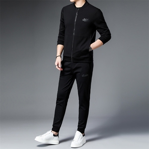 SA9137-3钱塘2020-2中青年男士冬季新款百搭简约卫衣套装P240图片