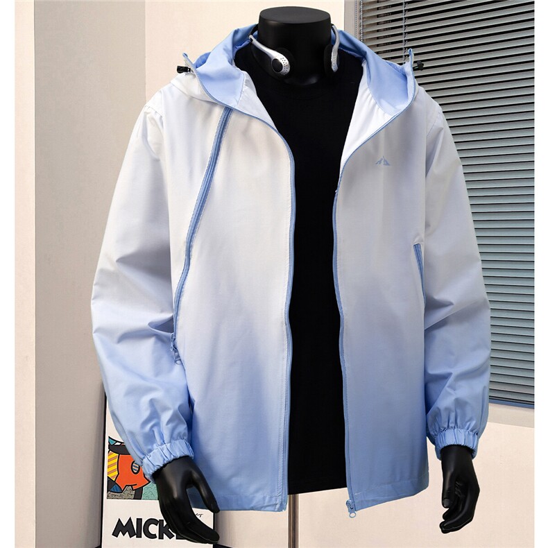 1港风山系防水渐变大码M-5XL夹克男：100%聚酯纤维JK77959P68控98，男装夹克，星座226-2