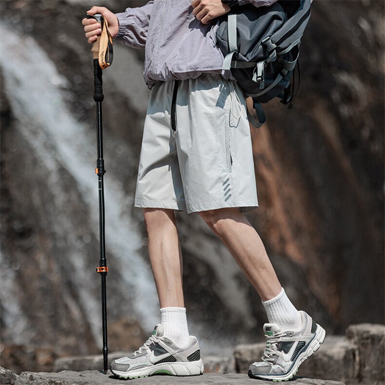 GENIOLAMODE美式潮牌运动休闲短裤男夏季薄款青少年宽松五分中裤,男装牛仔裤,星座209-1