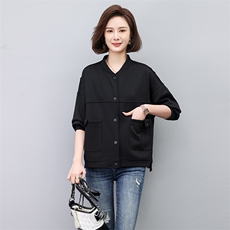 2023春季新款时尚休闲气质个性减龄宽松休闲连帽外套，女装短外套，独衣靓