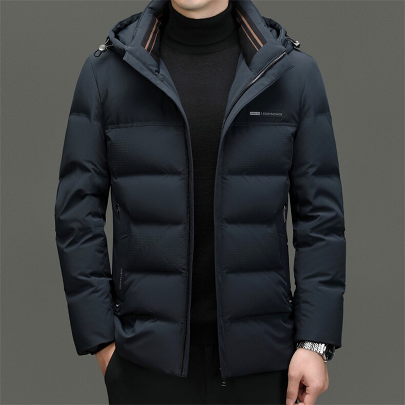 DF23536钱塘2020-2时尚休闲简约冬季厚款中年男士羽绒服P313,男装羽绒服,钱塘207-2