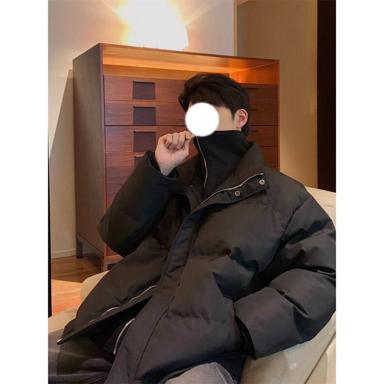1506-1/MFM1031/P89新款假两件加厚痞帅高级感男冬季百搭棉袄外套,女装短外套,星座1506-1
