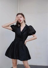 温婉甜俏的改良钻饰旗袍裙～面料的轻光泽提花很显贵…，女装汉服/婚纱/旗袍/礼服，GN