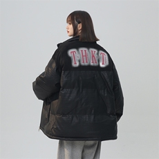 2025中性款PU皮棉衣棉服鳄鱼纹拼接面包服棉袄皮衣外套1612-P85，女装棉衣/棉服，星座207
