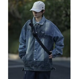 N1213-P50 春季新款牛仔外套男女ins潮牌日系图片