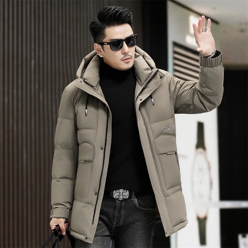 B38818钱塘2020-3冬季厚款时尚休闲简约中年男士羽绒服P295,男装羽绒服,钱塘207-3