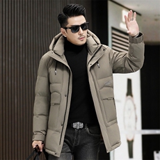 B38818钱塘2020-3冬季厚款时尚休闲简约中年男士羽绒服P295，男装羽绒服，钱塘207-3