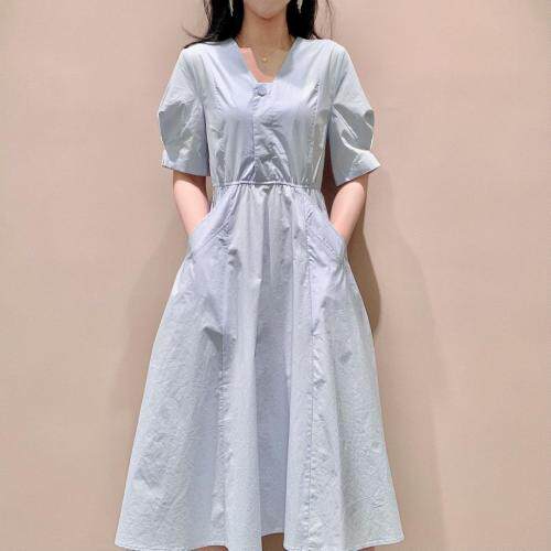 [现货]纯棉连衣裙三色，女装连衣裙，嘉乐馨秀(4F)