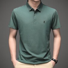 夏季新款短袖t恤男纯色宽松休闲百搭中年男士潮流衣服打底衫男装，男装T恤，电商B212（原钱塘6029）