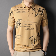男士2023夏季新款潮流男装翻领POLO衫男宽松带领男装SFT3123-P60，男装Polo衫，星座1105-3