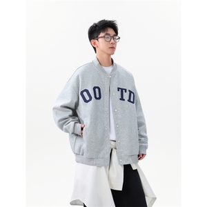 潮牌学院风字母刺绣夹克棒球服    WT2556-特P66-控128图片