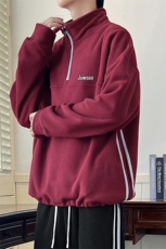 春季现货宽松套头半高领卫衣男DSA157B-W5860-P48，男装卫衣，电商A157B