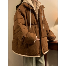 冬季宽松/连帽休闲外套潮加厚棉衣XZ102B-1M6628-P110，男装棉衣，星座102B-1