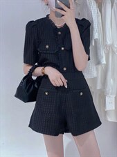 小香套装，女装职业装，驿谷