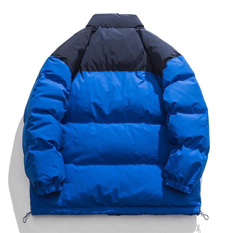 白底新款冬季时尚宽松字母印花潮流棉服外套MY5060特批P95控158,男装棉衣,电商A247-1