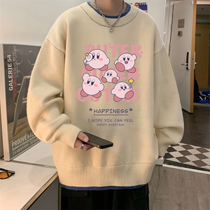 控78 假两件毛衣男大码加绒针织衫男毛线衣M80310-P55  加绒P70图片