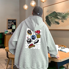 港风华棉得物抖音直播高品质宽松男休闲连帽卫衣W5223P40，男装卫衣，电商C408-1(原B339-1)