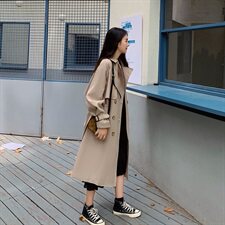 现货数据好主推高品质加厚气质大牌风衣8218-6868-P130控188，女装风衣，卡莱