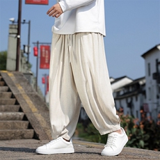 2025春夏棉麻裤子休闲裤现货大码风A021-ZK62-P70控98，男装休闲裤，电商A021