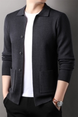HPN-A32420秋季新款男士长袖开衫青年休闲外套服装，女装短外套，电商B360