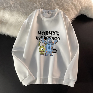 T4048-P25 加绒款-P35 简约帅气百搭长袖t恤男大码胖子卫衣图片