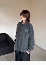 简约慵懒日系百搭潮流时尚开衫外套气质新款毛衣513AMY2663P55，男装针织衫/毛衣，星座513A