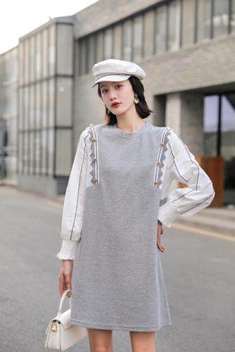 2021春装连衣裙，女装连衣裙，莫妮菲