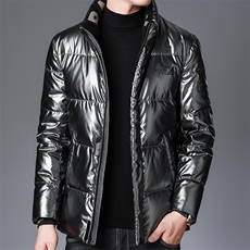 2023新款立领羽绒服中年常规款冬季休闲灰鸭绒外套SFT90378-P270，男装羽绒服，电商B212（原钱塘6029）