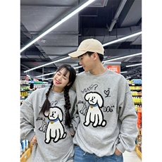 5282-P47纯棉华棉复合原版毛巾刺绣圆领宽松卫衣薄款/加绒，女装卫衣/绒衫，星座617A-2