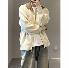 1506-1/JH511/P65撞色翻领工装教练夹克日系复古高级感，男装夹克，星座1506-1